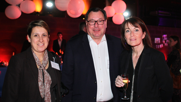 4. Marie-Françoise Feuillant (Processium), son époux Denis (Place d’Echange) et Laurence (Bergson productions) 