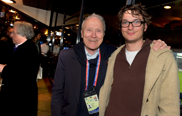 17. Jérôme Seydoux, PDG de Pathé et son fils Jules