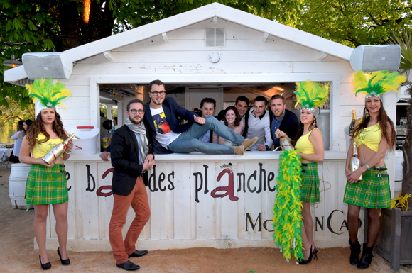 2. Artur Reversade (Les Planches), David Ecomard (Pernod G.H.Mumm) et son équipe 