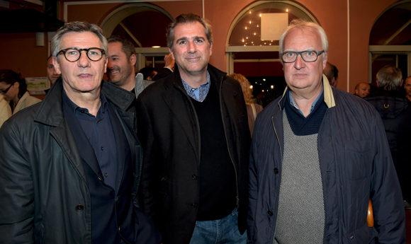 24. Jean-Paul Delperie (Vinci Construction), Stéphane Reymond (Vinci Immobilier) et l’architecte Bruno Dumetier