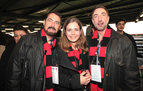 27. Jacques Marcout, Virginie Decia-Mathiolon (Prisme) et le couturier Michel Penen