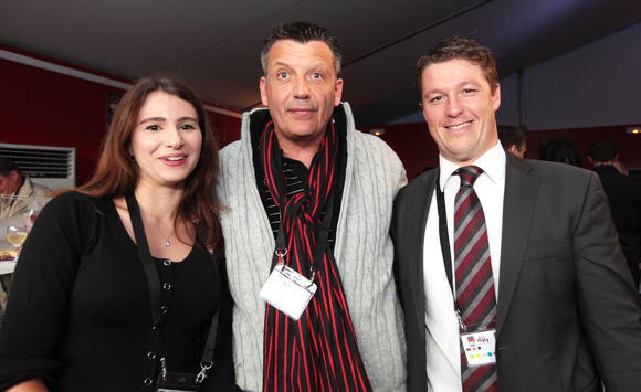 4. Tiffany Dalmais, Thierry Bouchet (Champagne de Venoge) et Mathieu Renaud (LOU Rugby)