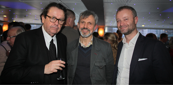 5. Philippe Vorbuger, vice-président du Crédit Mutuel Maréchal Lyautey, le docteur Patrick Thimonnier et Marco (Lyon People) 