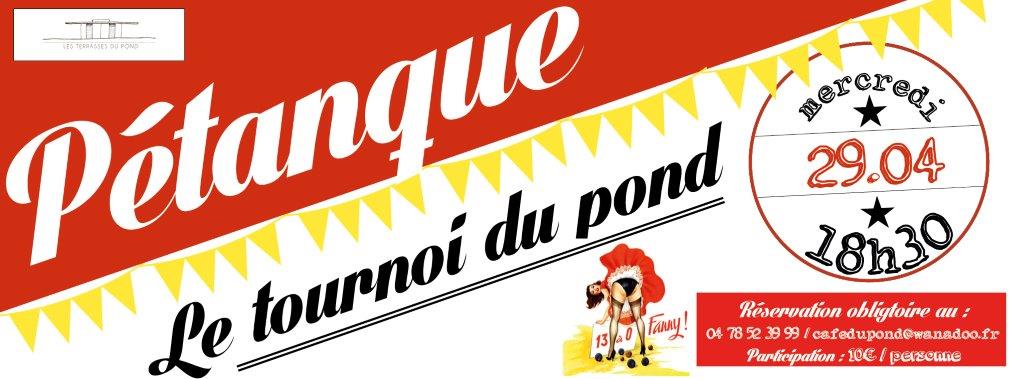 Mercredi 29 avril 2015. Tournoi de pétanque du Café du Pond