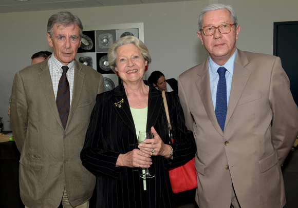 10. Jean-Noël Gabolde, Ancelyse Roux de Bézieux et Michel Condamin, commissaire des Courses