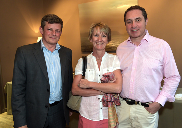 10. Olivier Picard (AXA Lyon Foch), les docteurs Régis et Martine Chomier 