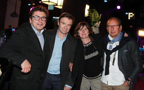 13. Jérôme Lavaux (Iddest), Pierre Calzat (EDF), Sandrine Alberto, décoratrice et Olivier Blaise, architecte 