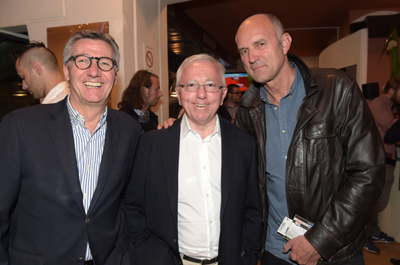 16. Jean-Paul Delperie (Vinci Construction), Gilbert Giorgi (OL) et le docteur Pierre Meunier