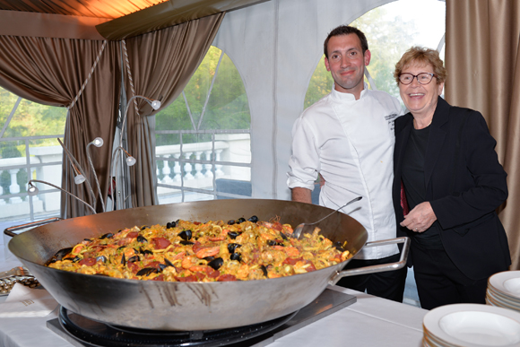 17. Le chef Jean-François Malle et Geneviève Blanchard (Casino Lyon Vert)