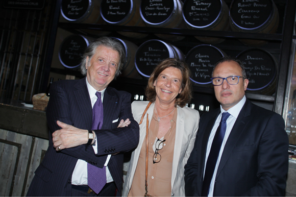 18. Gérard Ravouna, président des Industries Mode et Habillement Rhône-Alpes, Caroline Pinault (Idrac) et  Ali Hannas, directeur de l’Idrac 