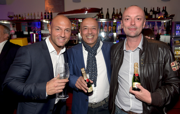 19. Florian Cloppet (Moët & Chandon), Hamid (Péniche le 15) et Jean-François Savoye (Ema Com)