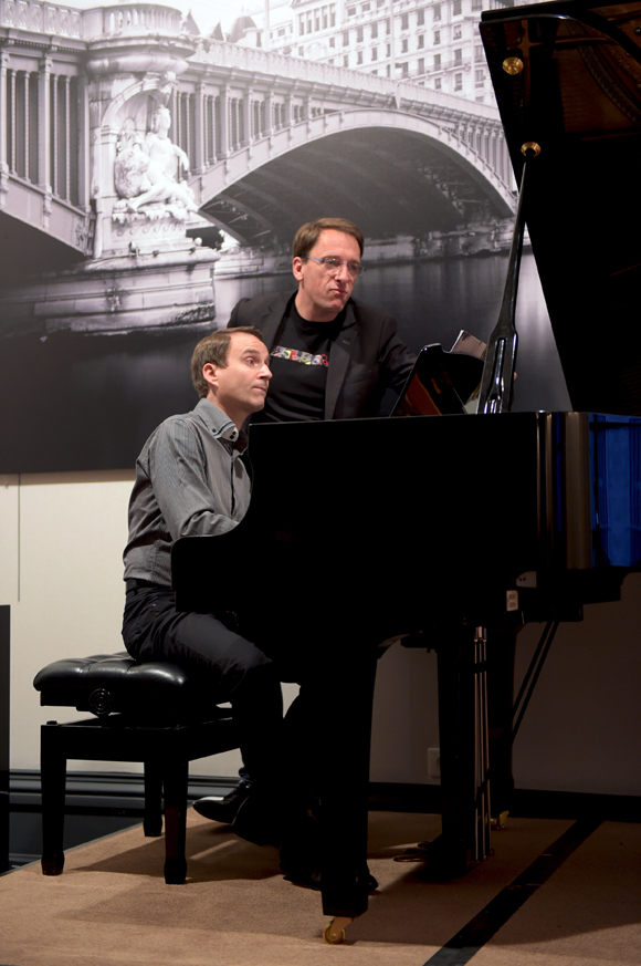 19. Le pianiste Bruno Robilliard et le chef d’orchestre Philippe Fournier