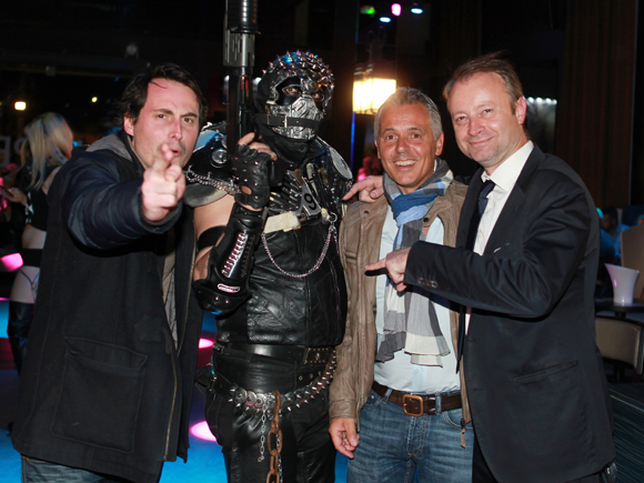 21. Franck Girardet, James Iron (Carré Vip Consulting), Philippe Montanay (Maniac media) et Marco (Lyon People) 