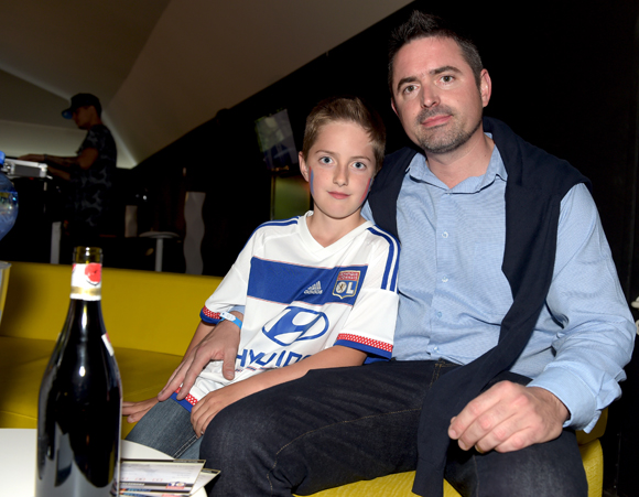 3. Laurent Armeni (But) et son fils Marveen 