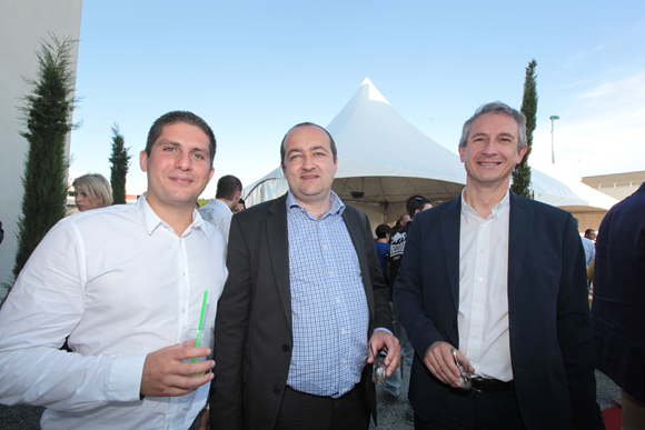 11. Cédric Loprete, Damien Giroud et Laurent Garcia (Schneider Electric)