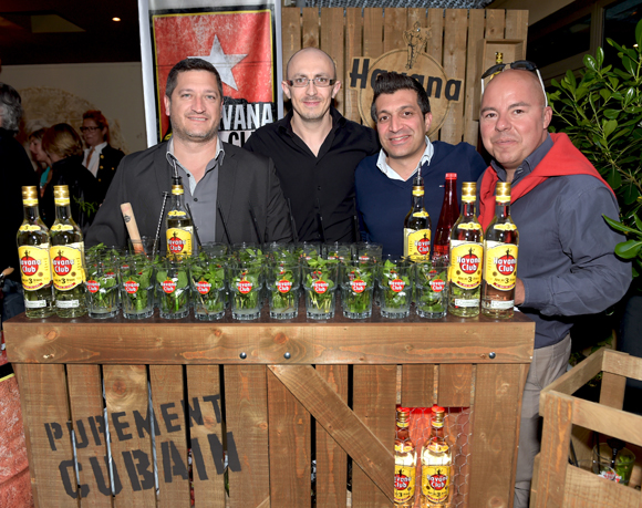 12. Olivier Dubent (Havana Club), Julien Rogie, Tony Bellavia (Belladrinks) et Jean Burdy (Havana Club)