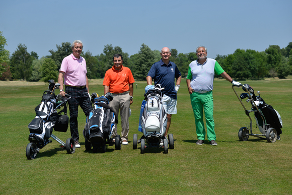 16. Gérard Emica et Mustapha Moutamani (Golf In Rhône-Alpes), Joaquim Falco (Hartmann) et Christian Bruno