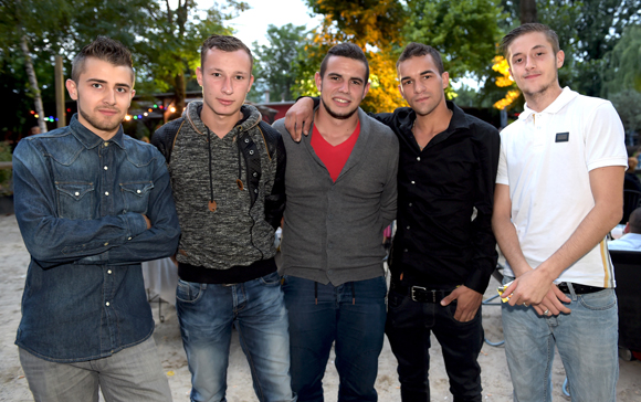 16. Maxime, Baptiste, Maxime, Etienne et Bastien