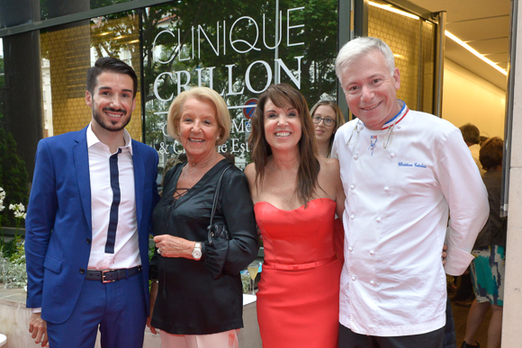 17. Romain Briançon (Clinique Crillon), Raymone Carlut, Marie Briançon (Clinique Crillon) et le chef Christian Têtedoie (restaurant Têtedoie)