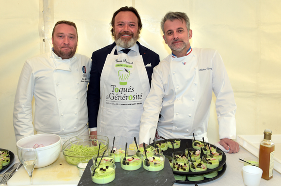 18. Benoit Toussaint (Chez Paul’O), Bruno Boccard et Mathieu Viannay (La Mère Brazier)