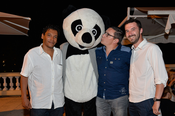 22. Frédéric Hallé (Samat), Stéphane Gonfroy (Oulig) et Julien Lacroix