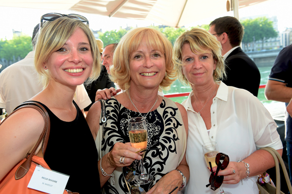 2. Anne-Claire Marsot, Chantal Bouteille et Marie-Laure Zubal (Régie Rivoire)