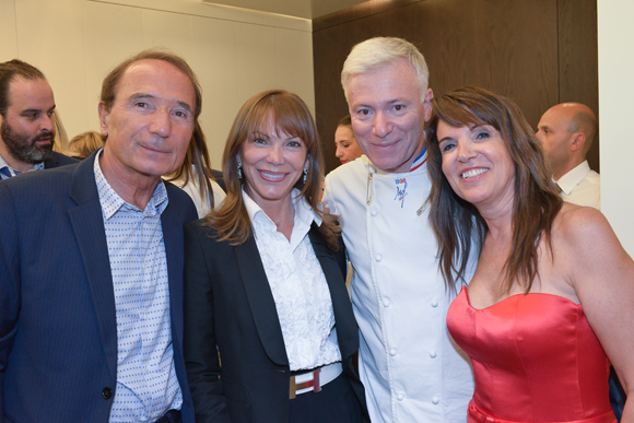 23. Jean-Louis Briançon, Dora d’Ambrosio (Valority), le chef Christian Têtedoie et Marie Briançon