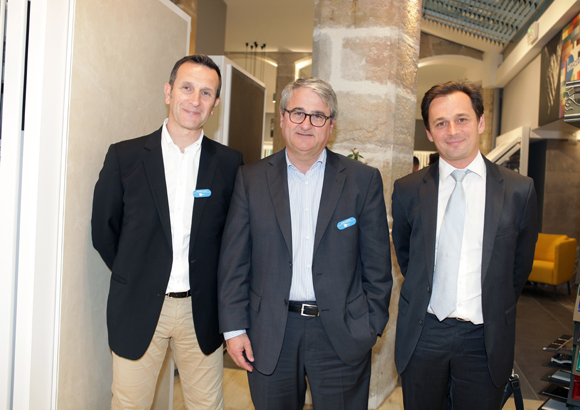 2. Christophe Callon, Jacques Bestre (Décoceram) et Eric Gottié (Isover) 