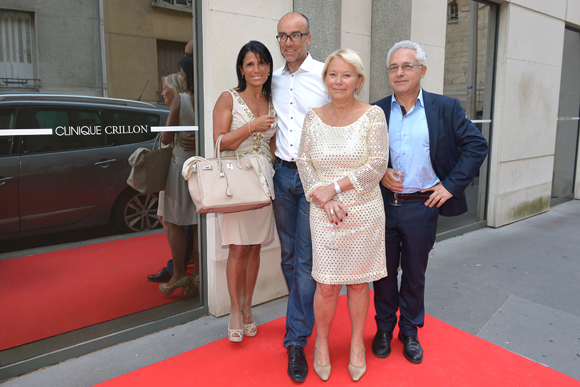 28. Christine Pompanon (Chopard), Mireille Onave (Faculté de médecine de St Etienne) et Marc Zarebski (médecin esthétique)