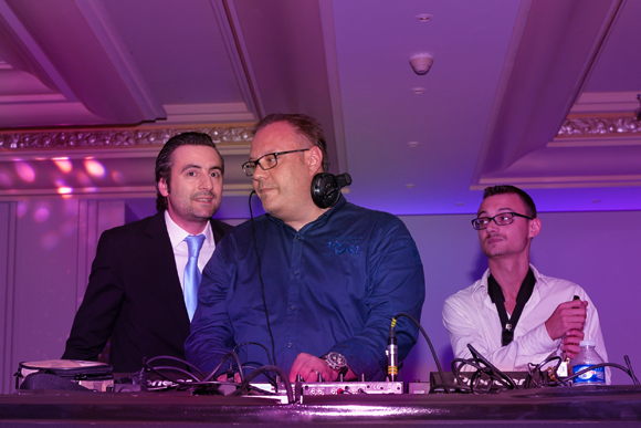 30a. Charles Le Roy (Casino Le Lyon Vert),  Philippe Jacquet (DJ) et Al SAx