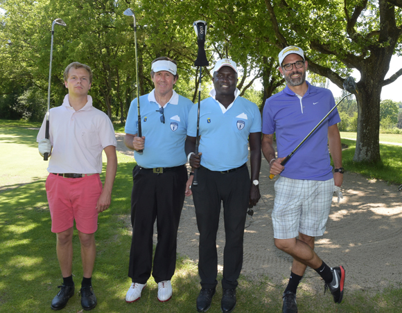 32. François Bonnet, Bruno Perinel, Laye Diop et Romain Bombail