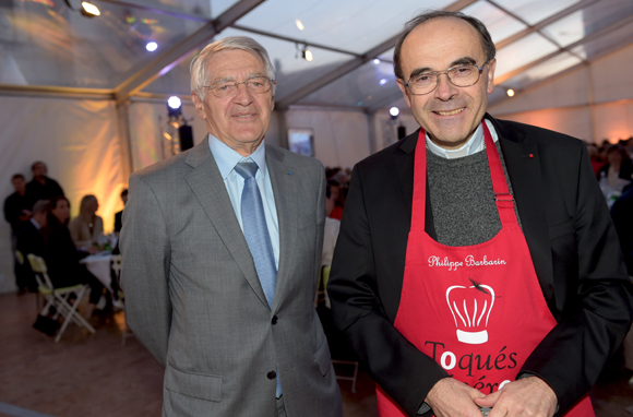33. Philippe Desmarescaux et le cardinal Philippe Barbarin