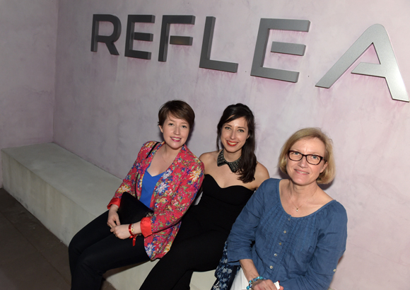 34. Amélie Gourdel (Proachat Design), sa sœur Pauline (BNP Paribas) et leur maman Sophie 