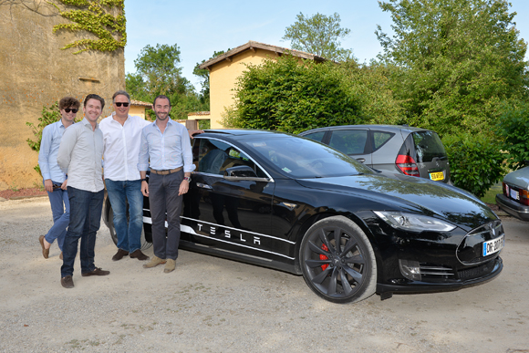 36. Julien Truc (Axiona), Jean-Baptiste Lefebvre (Cap Avantages Financements), Pierre Miquet (Ciffage) et Nicolas Tardy (Tesla)