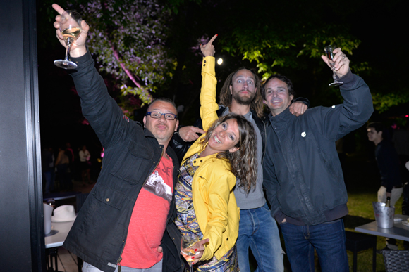 37. Franck Carneiro (Grace), Johana Hernati, Stéphane Poulat (Phil Pro Pose) et Jean-Michel Delmas (Fiducial)