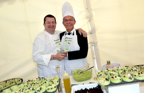 4. Christophe Marguin, président des Toques Blanches Lyonnaise et Maitre Jean Martinon