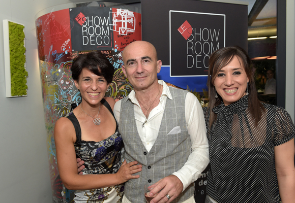 43. Sandra Figuera (Show-Room Déco), Mirko de Lucia (Dorelan) et Viviana Calabrese (Corradi)