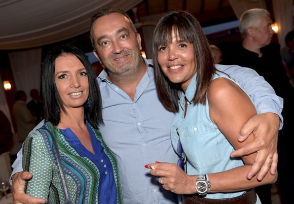 56. Karine Fontaine (Floriot immobilier prestige), Pierre Nallet (AnaHome Immobilier) et son épouse Catherine 