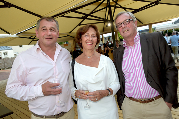 13. Thomas Schmider (Prozone), Jean-Claude Burtin (Ioma) et son épouse Isabelle