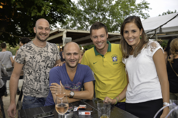 13. Jérome Gervais, Mathieu Michel (Valority), Bruce Mathieu (Lyon People) et Rochelle Adams