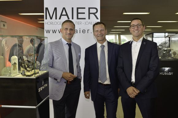 16. Alexandre Lonza, Didier Jeanguillaume et Jean-François Michiels (Maier)