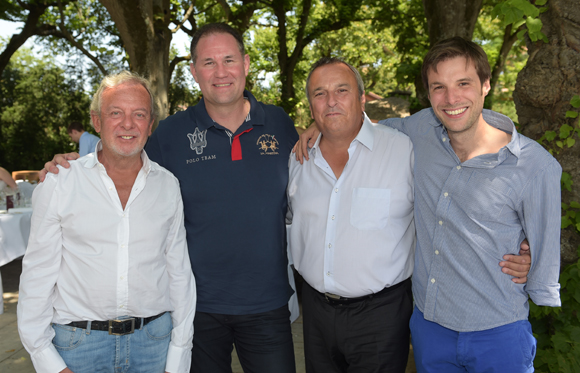 16. Jean-Claude Lavorel, Christophe Giradet (Victor & Compagnie), Emmanuel Gontier (Krug) et Grégory Cuilleron