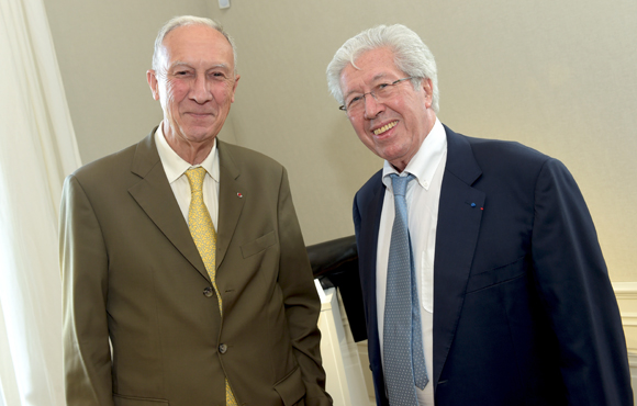 1. Bruno Lacroix, président de la fondation HCL et Maitre André Soulier
