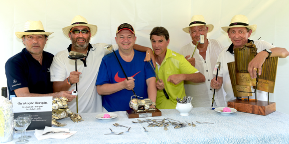 17. Richard Guglielmi, Pierre Nallet, Christophe Marguin, Tex, Nounours et Jean-Pierre Gagneux