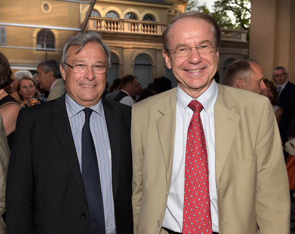 19. Emmanuel Imberton, président de la CCI de Lyon et Christian Trepo (INSERM)
