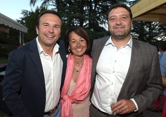 31. Eric Morello, son épouse Fabienne (Chieze) et Marcel Prolange (Setreal)