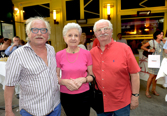 3. Le chef Bernard Constantin (Larivoire), Adrienne et Jacky Marguin