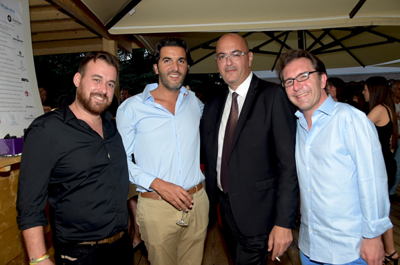 36. Arnaud Notarangelo (Bistro du Château), Karim Omri (ACDC), Franck Azoulay (Casino le Lyon Vert) et Julien Morissot (Bistro du Château)