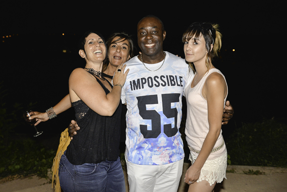 39. Géraldine Lepetris, Isabelle, Amedée Bekima (Radio Espace) et Cyrielle Callamand