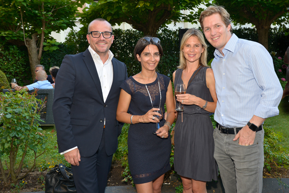 6. Jérome Billy, directeur du Warwick Reine Astrid, Hélène Couderc (Scaprim), Maud et Alexandre Jeannerod (Euro Sono)